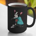 Father's Day Gift Dog Dad Boston Terrier i Love Dad Tattoo Graphic Print Coffee Mug, Boston Terrier Dad Mugs, funny gift