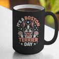 It’s A Boston Terrier Day Pet Cute Dog Lover Cartoon Graphic Print Coffee Mug, funny gift