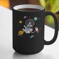 Kawaii Kids & Boys Astronaut Space Boston Terrier Dog Lover Graphic Print Coffee Mug, funny gift