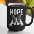 Nope Boston Terrier Puppy Dog Bostie Lover Men Women Girls Kids Graphic Print Coffee Mug, funny gift