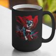 Super Power Superhero Boston Terrier Dog For Men Women Kids Graphic Print Coffee Mug, funny gift