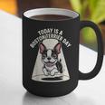 Today Is A Boston Terrier Day Cute Dog Lover Cartoon Graphic Print Coffee Mug, funny gift