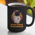 Vintage Boston Terrier Grandma Wear Sunglasses Dog Lover Men Women Girls Kids Graphic Print Coffee Mug, funny gift