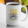 Anatomy Of Boston Terrier Dog Lover Graphic Print Coffee Mug, funny gift