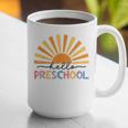 Back To School Hello Preschool For Kids Teacher Women Graphic Print Coffee Mug, gift for family, gift for coworker