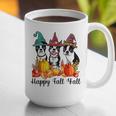 Boston Terrier Dog Lover Fall Ya'Ll Halloween Costume Men Women Graphic Print Coffee Mug, Boston Terrier Halloween Mugs, funny gift