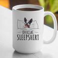 Boston Terrier Dog Lovers Sleepshirt Apparel Men Women Graphic Print Coffee Mug, funny gift