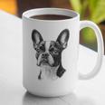 Boston Terrier Dog Motif Pet Illustration Boston Terrier For Men Women Kids Graphic Print Coffee Mug, funny gift