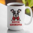 Boston Terrier Grandma Dog Lovers Puppy Bostie Owner Graphic Print Coffee Mug, funny gift
