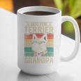 Boston Terrier Grandpa Dog Lover Father's Day Premium Graphic Print Coffee Mug, funny gift