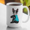 Boston Terrier I Love Mom Apparel Graphic Print Coffee Mug, Boston Terrier Mom Mugs, funny gift