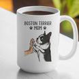 Boston Terrier Mom Dogs Mum Woman Graphic Print Coffee Mug, Boston Terrier Mom Mugs, funny gift