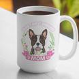 Boston Terrier Mom Mother's Day Graphic Print Coffee Mug, Boston Terrier Mom Mugs, funny gift