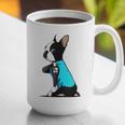 Boston Terrier Tattoos I Love Mom Graphic Print Coffee Mug, Boston Terrier Mom Mugs, funny gift