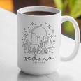 Cool Vintage Cactus Sedona Arizona Camping Souvenir Graphic Print Coffee Mug, funny gift