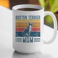 Dog Boston Terrier Mom Vintage Boston Terrier Mom Graphic Print Coffee Mug, Boston Terrier Mom Mugs, funny gift