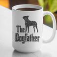The Dogfather Boston Terrier Dog Funny Dog Gift T-Shirt For Men Women Girls Kids Graphic Print Coffee Mug, funny gift