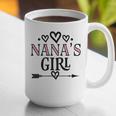 Granddaughter Nanas Girl Graphic Print Coffee Mug, funny gift