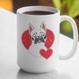 Valentine's Day Boston Terrier Graphic Print Coffee Mug, funny gift