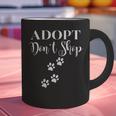 Adopt Animals Don't Shop For Them Graphic Print Coffee Mug, gift for family, gift for coworker