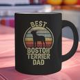 Best Dog Father Dad Vintage Boston Terrier For Men Women Graphic Print Coffee Mug, Boston Terrier Dad Mugs, gift for family, gift for coworker
