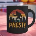 Bigfoot Sasquatch Prost Retro Bavarian Oktoberfest Men Women Graphic Print Coffee Mug, gift for family, gift for coworker