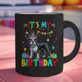 My Birthday Colorful Costume Boston Terrier Party Graphic Print Coffee Mug, gift for family, gift for coworker