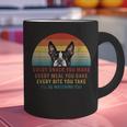 Boston Terrier Dog Every Snack You Make Every Meal You Bake Men Women Graphic Print Coffee Mug, gift for family, gift for coworker