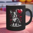 Boston Terrier Dog Valentine's Day Dog Owner Graphic Print Coffee Mug, gift for family, gift for coworker