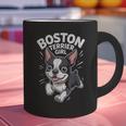 Boston Terrier Girl Cute Cartoon For Dog Owners Pet Terrier Graphic Print Coffee Mug, gift for family, gift for coworker
