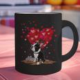 Boston Terrier Lover Heart Shape Boston Terrier Valentine Graphic Print Coffee Mug, gift for family, gift for coworker