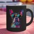 Boston Terrier Lovers Pop Art Boston Terrier Graphic Print Coffee Mug, gift for family, gift for coworker
