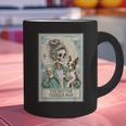 Boston Terrier Mom Skeleton Tarot Card Witch Vibes Dog Mom Graphic Print Coffee Mug, Boston Terrier Tarot Mugs, Boston Terrier Mom Mugs, gift for family, gift for coworker