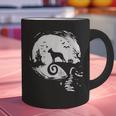 Boston Terrier And Moon Halloween Costume Dog Lover Graphic Print Coffee Mug, Boston Terrier Halloween Mugs, gift for family, gift for coworker