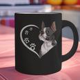 Boston Terrier Shirts For Women Girls Kids Heart Cute Graphic Print Coffee Mug, gift for family, gift for coworker