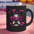 Boston Terrier Valentines Day Shirt Heart Dog Lover Graphic Print Coffee Mug, gift for family, gift for coworker
