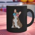 Brindle Boston Terrier Dog Patriotic Shirt USA Flag Graphic Print Coffee Mug, Patriotic Boston Terrier Mugs, gift for family, gift for coworker