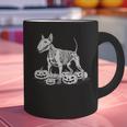 Bull Terrier Skeleton Birthday Halloween Kids Graphic Print Coffee Mug, gift for family, gift for coworker