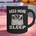 Cute Boston Terrier Need More Sleep Pajamas Nightgown Graphic Print Coffee Mug, gift for family, gift for coworker