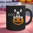 The Halloween Boston Terrier Graphic Print Coffee Mug, Boston Terrier Halloween Mugs, gift for family, gift for coworker