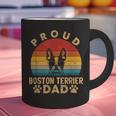 Proud Boston Terrier Dad Dog Owner Fathers Day Men Women Kids Graphic Print Coffee Mug, Boston Terrier Dad Mugs, gift for family, gift for coworker