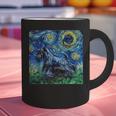 Scottish Terrier Starry Night Scotty Dog Art By Aja Graphic Print Coffee Mug, gift for family, gift for coworker