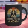 Vintage Boston Terrier Mom Dog Lovers Mother's Day Graphic Print Coffee Mug, Boston Terrier Mom Mugs, gift for family, gift for coworker
