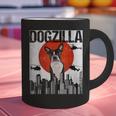 Vintage Japanese Dogzilla Boston Terrier Graphic Print Coffee Mug, gift for family, gift for coworker