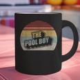 Vintage Retro The Pool Boy Graphic Print Coffee Mug, gift for family, gift for coworker