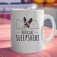 Boston Terrier Dog Lovers Sleepshirt Apparel Men Women Graphic Print Coffee Mug, gift for family, gift for coworker