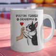 Boston Terrier Grandma Mother's Day Dog Mom Graphic Print Coffee Mug, Boston Terrier Mom Mugs, gift for family, gift for coworker