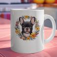 Boston Terrier Mom Floral Bostie Dog Lover Flowers Cute Graphic Print Coffee Mug, Boston Terrier Mom Mugs, gift for family, gift for coworker