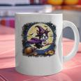 Cute Boston Terrier Halloween Costume Dog Lover Women Girls Graphic Print Coffee Mug, Boston Terrier Halloween Mugs, gift for family, gift for coworker