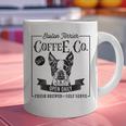 Retro Boston Terrier Coffee Dog Mom Coffee Lover Graphic Print Coffee Mug, Boston Terrier Mom Mugs, gift for family, gift for coworker